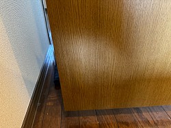 トビラ色ハゲ　補修後
